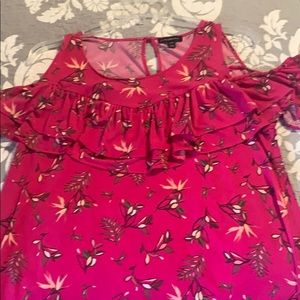 Women’s open shoulder blouse.